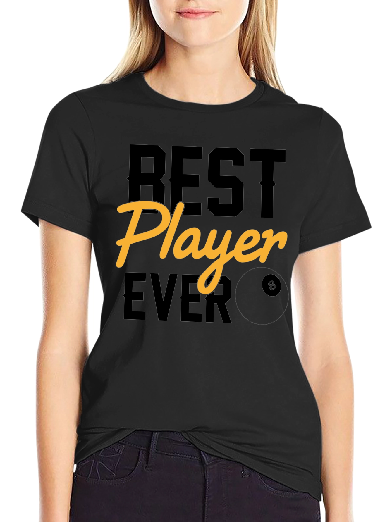 Best Player Ever Graphic Tee - Billiards T-Shirt