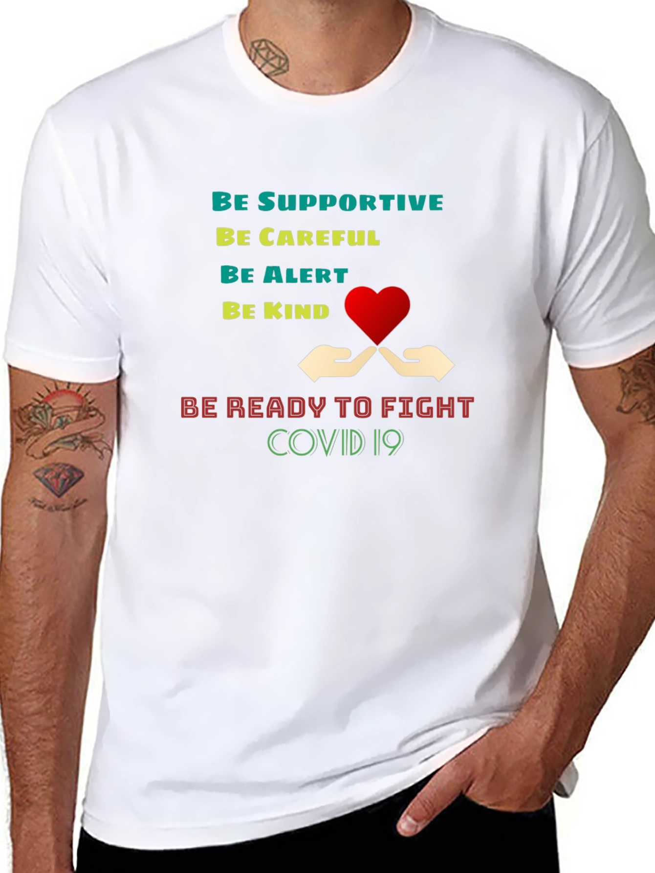 Supportive COVID-19 Awareness T-Shirt