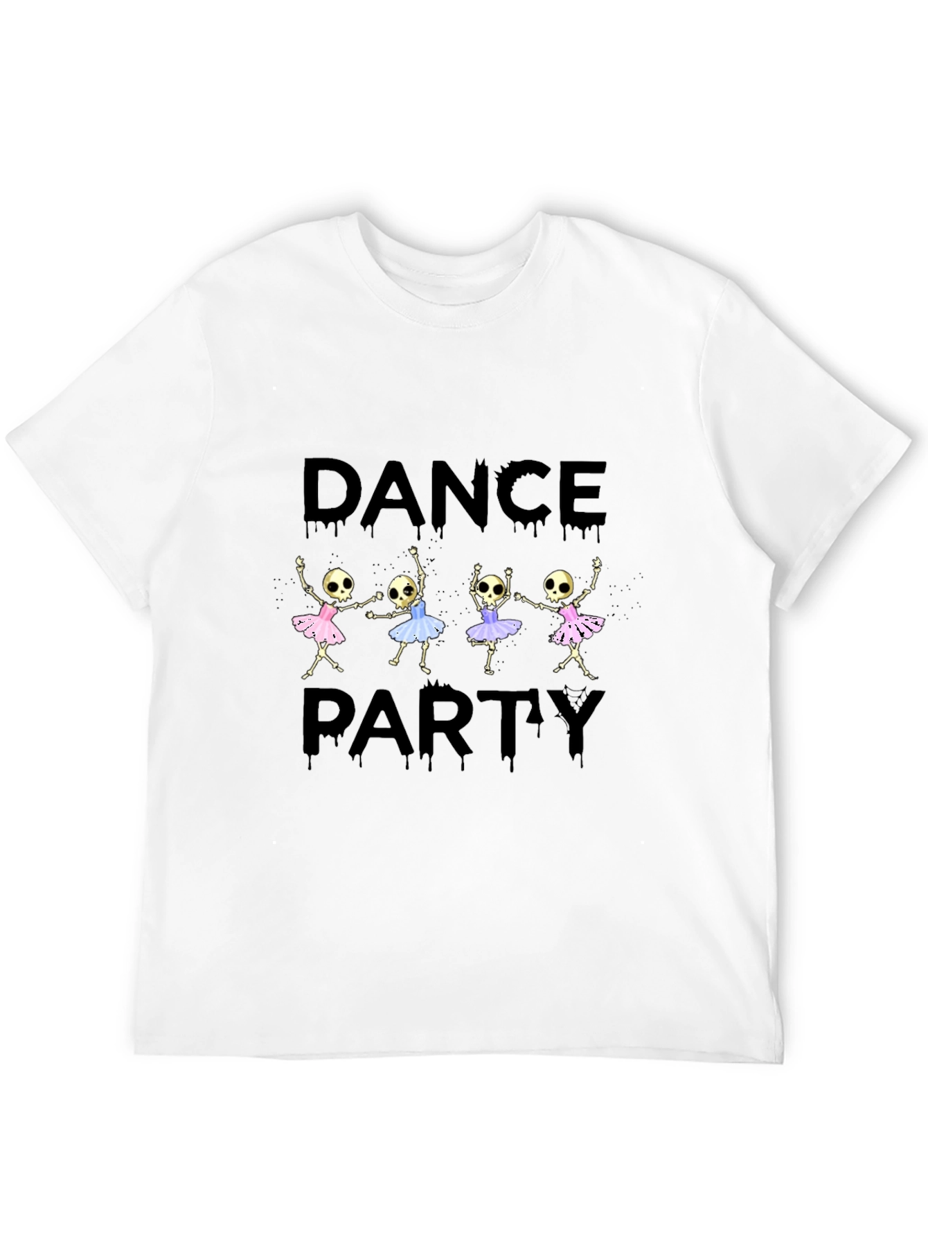 Skeleton Dance Party Tee - Halloween Fun