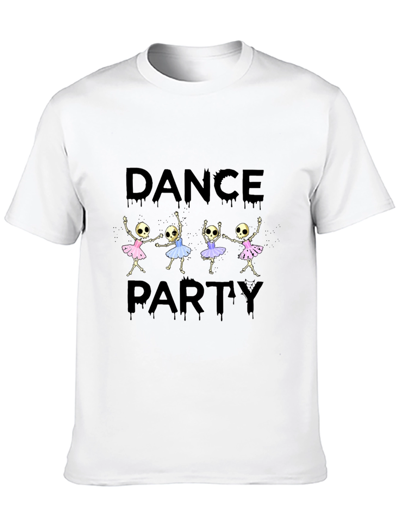 Skeleton Dance Party Tee - Halloween Fun