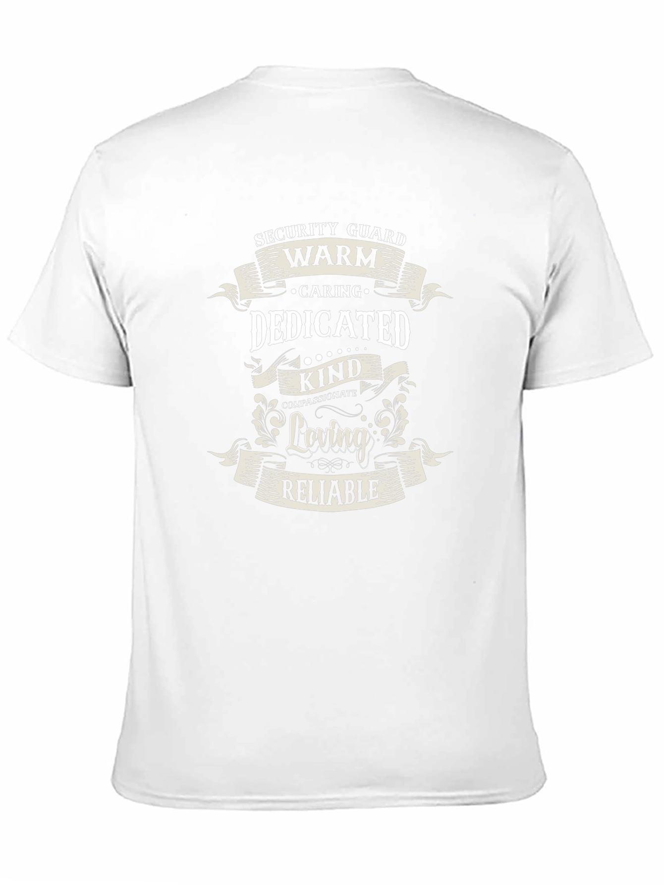 Security Guard - Warm Caring Dedicated - T-Shirt