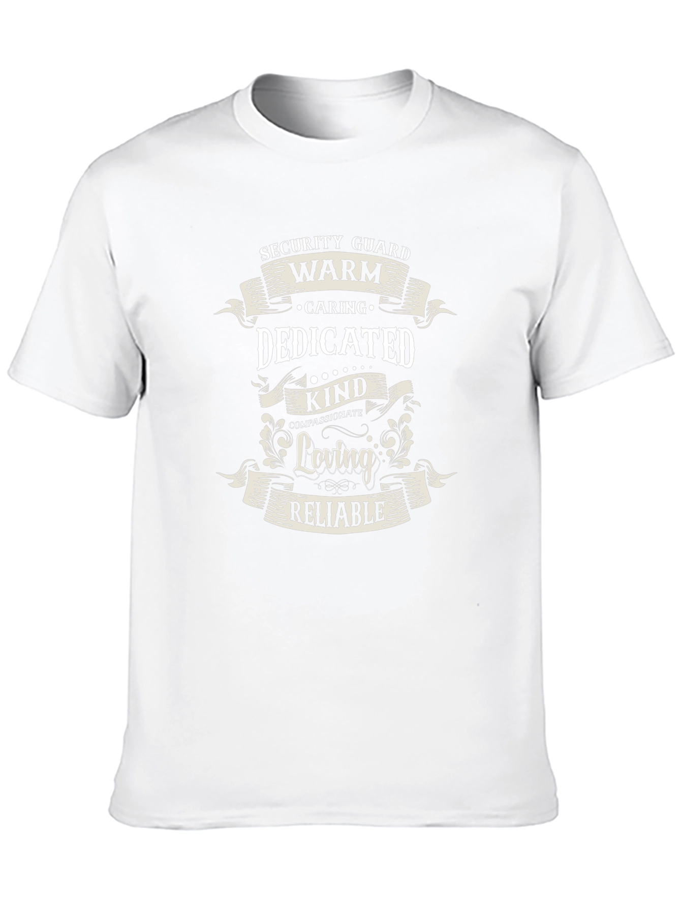 Security Guard - Warm Caring Dedicated - T-Shirt