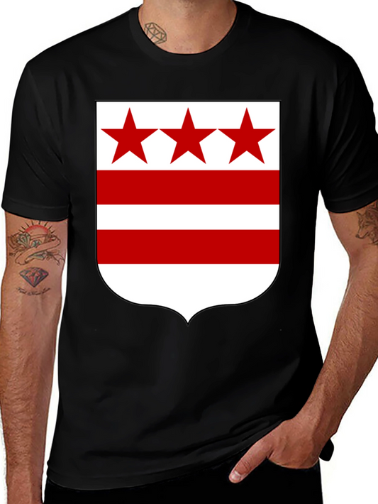 District of Columbia Flag Graphic T-Shirt