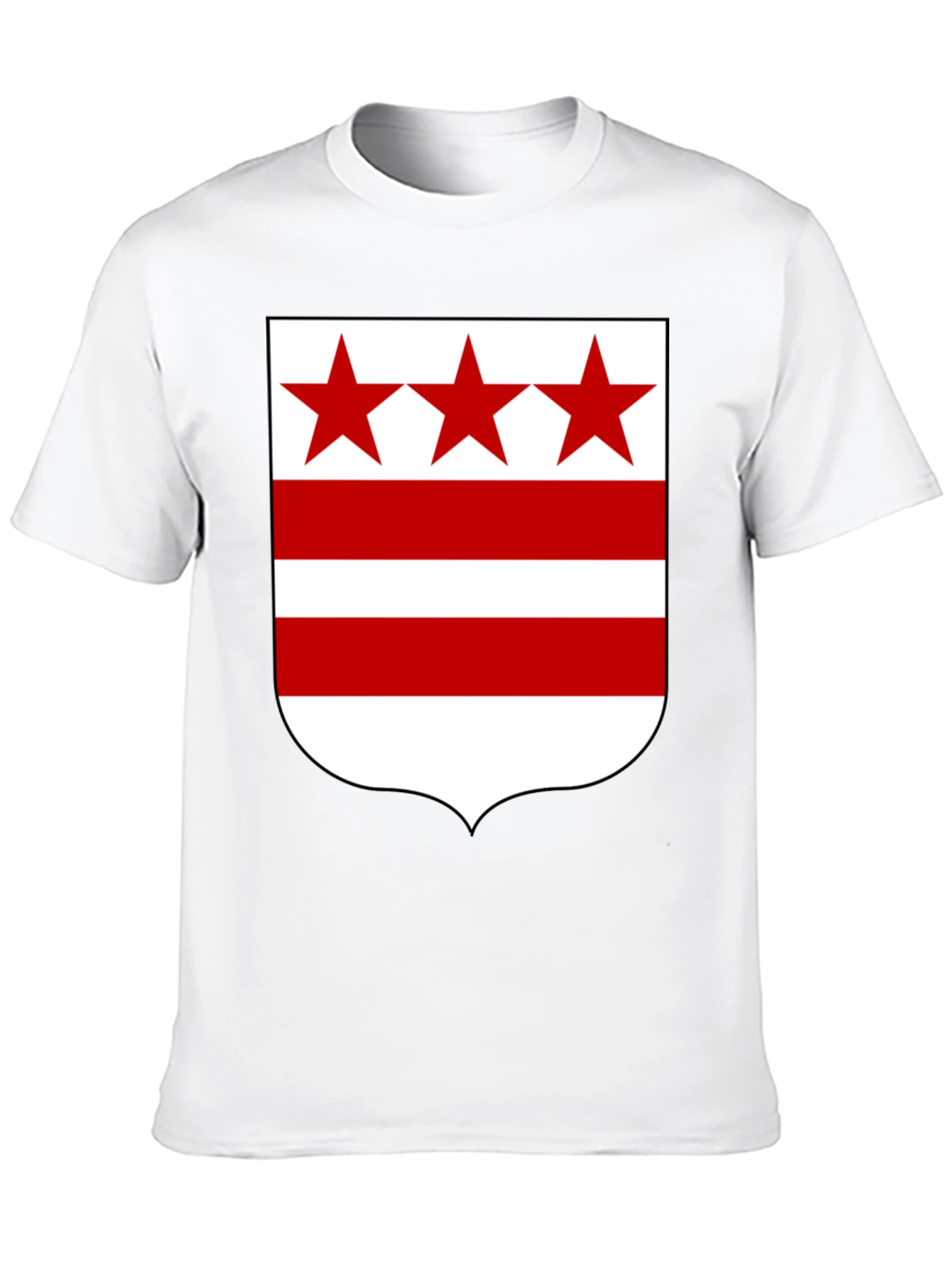 District of Columbia Flag Graphic T-Shirt