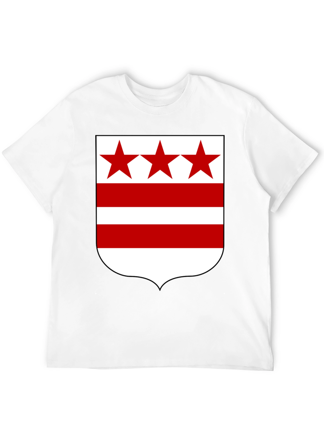 District of Columbia Flag Graphic T-Shirt