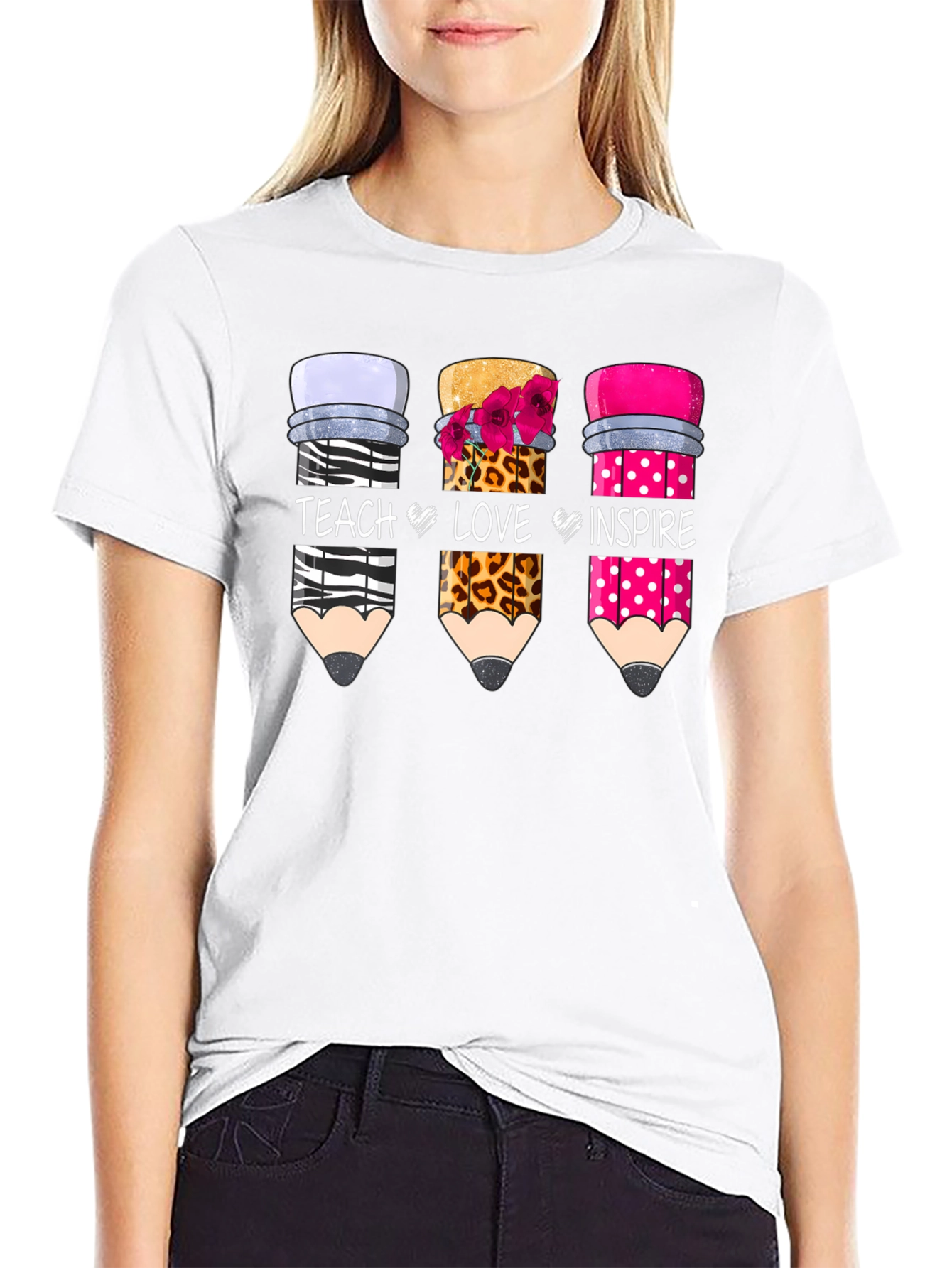 Teach Love Inspire Teacher T-Shirt