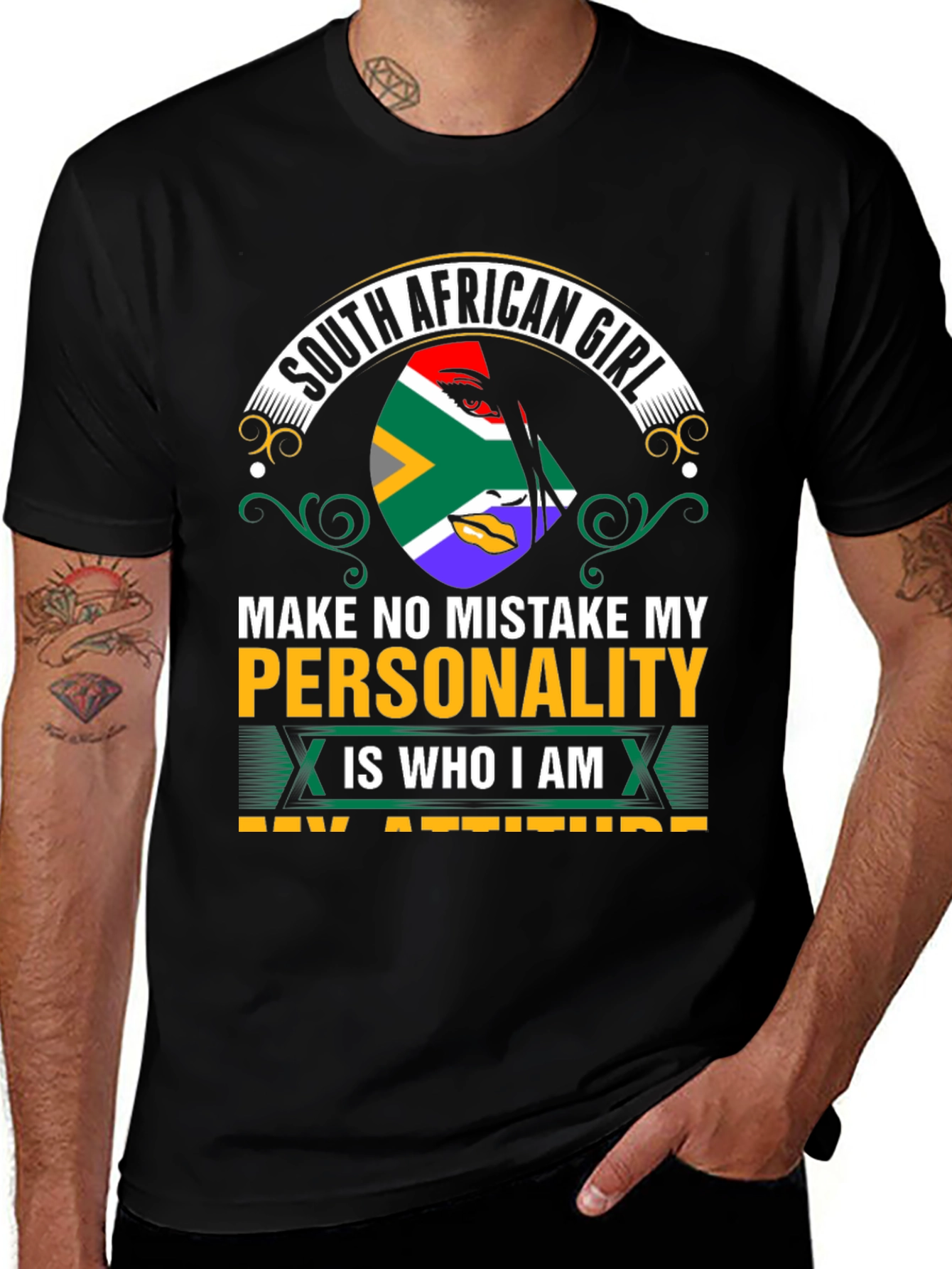 South African Girl T-Shirt - Personality Attitude Tee