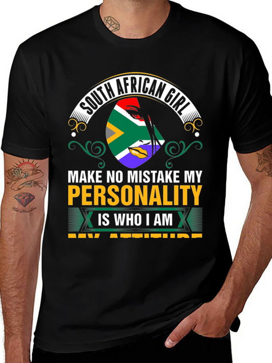 South African Girl T-Shirt - Personality Attitude Tee