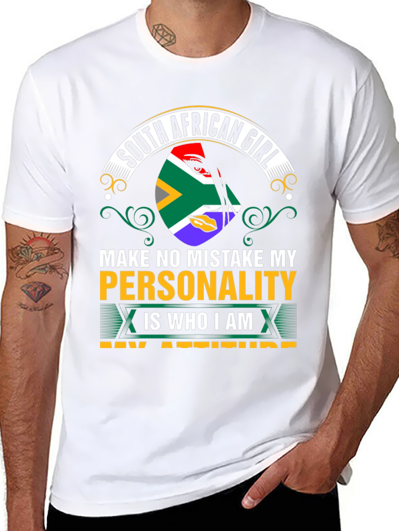 South African Girl T-Shirt - Personality Attitude Tee