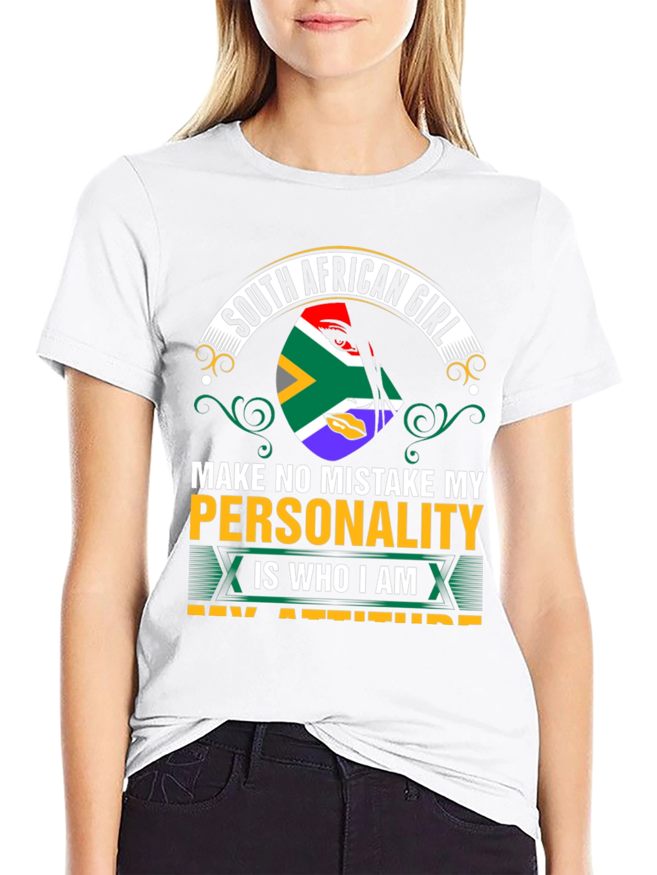 South African Girl T-Shirt - Personality Attitude Tee