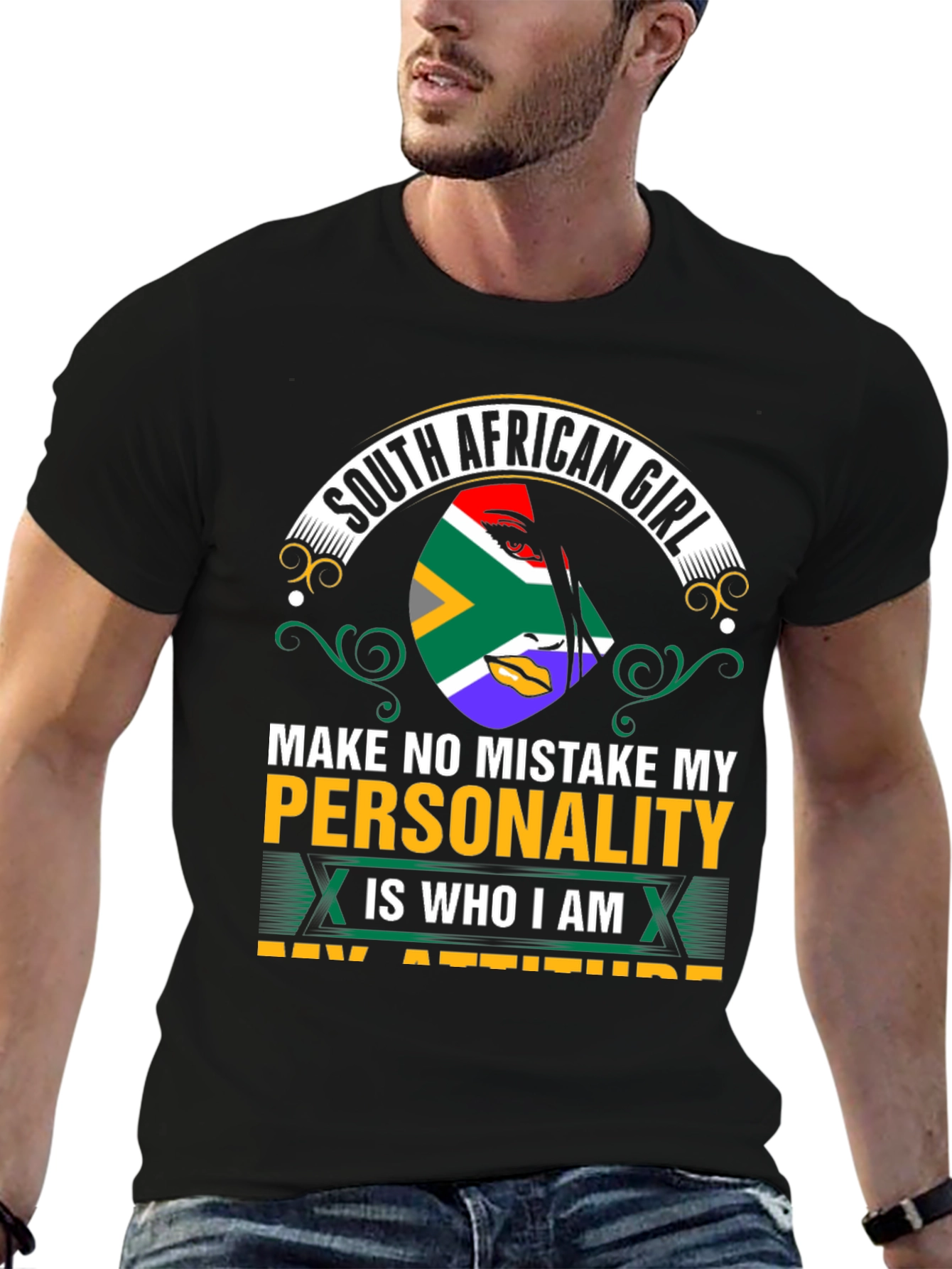 South African Girl T-Shirt - Personality Attitude Tee