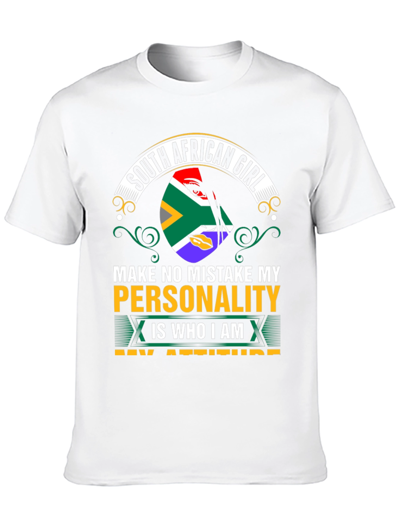 South African Girl T-Shirt - Personality Attitude Tee
