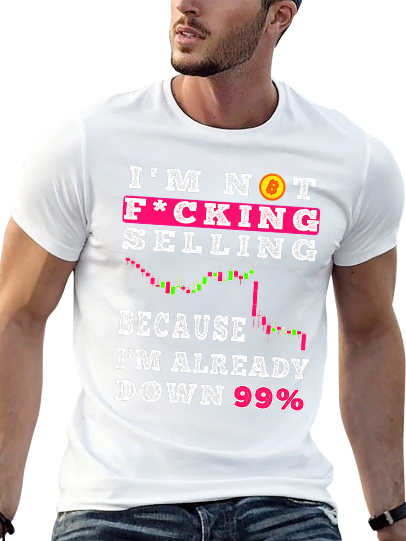 Bitcoin Meme T-Shirt - Im Not F*cking Selling!