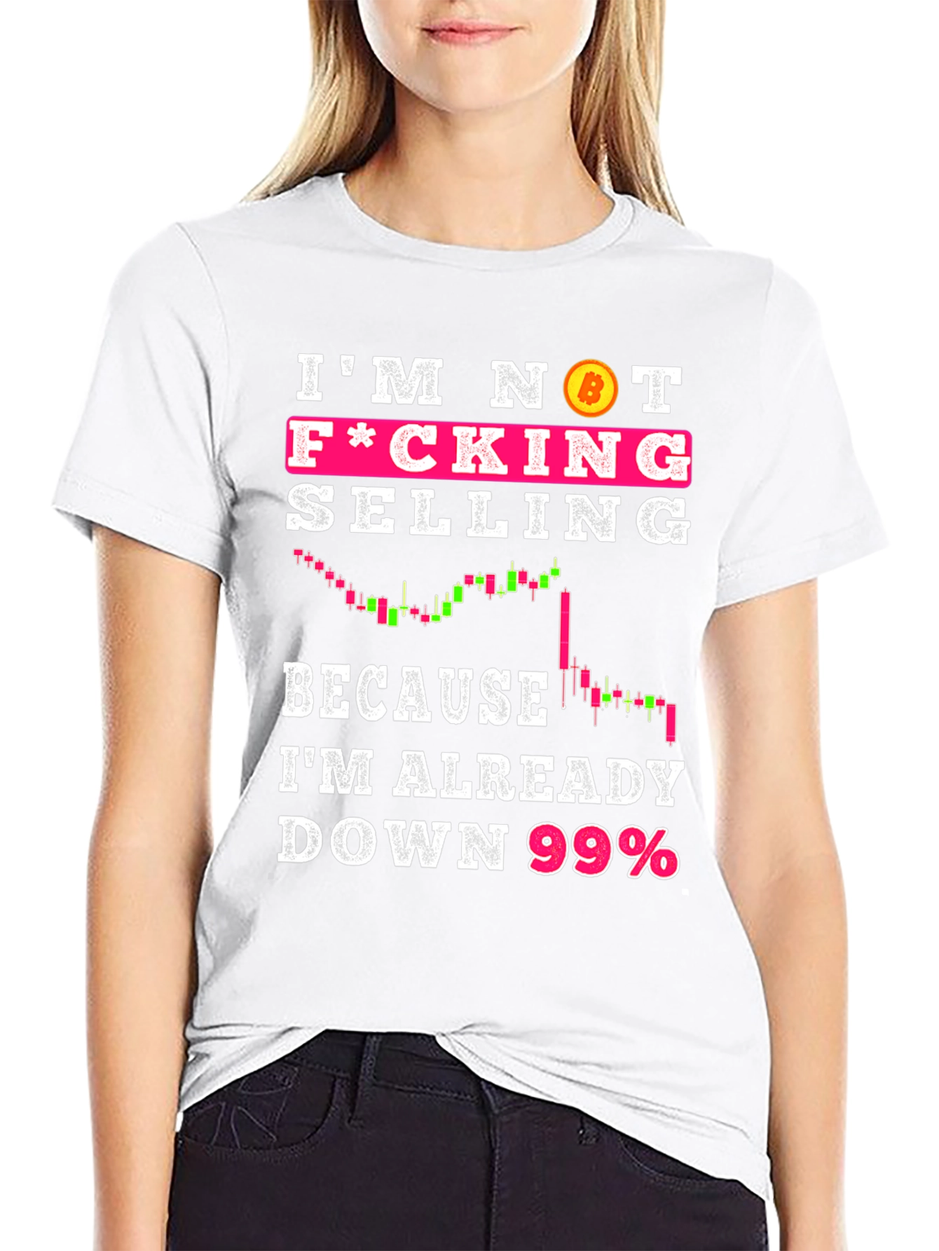Bitcoin Meme T-Shirt - Im Not F*cking Selling!