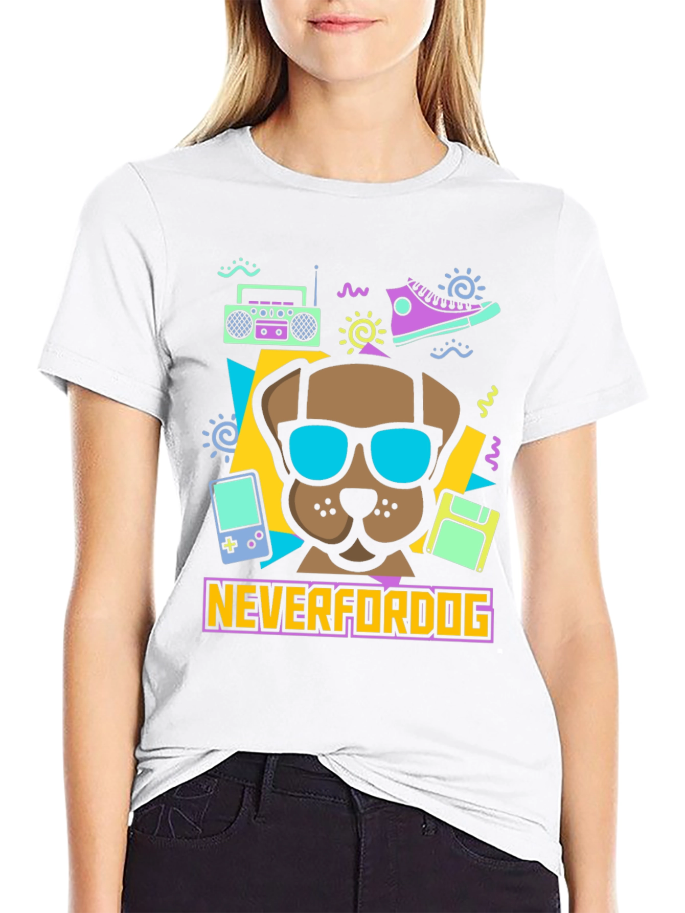 Neverfordog Retro Graphic T-Shirt