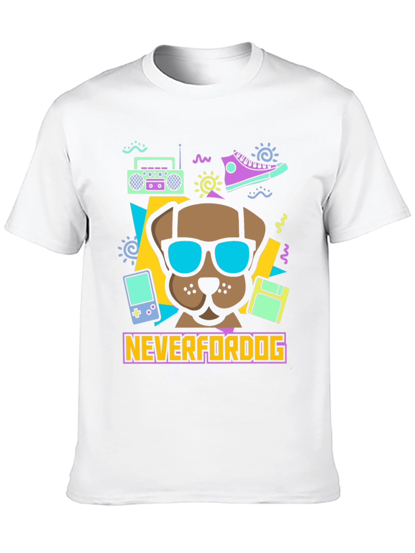 Neverfordog Retro Graphic T-Shirt