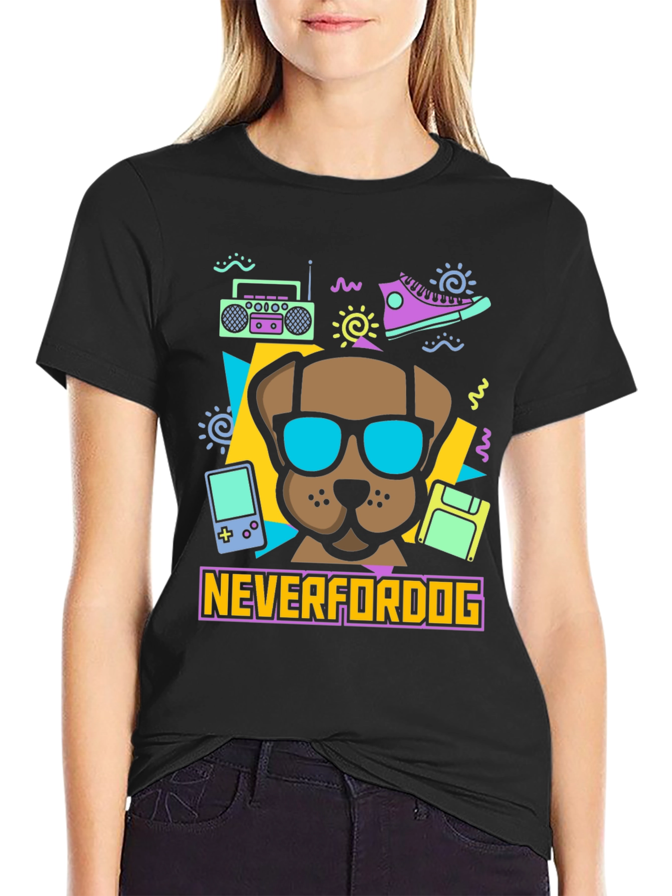 Neverfordog Retro Graphic T-Shirt