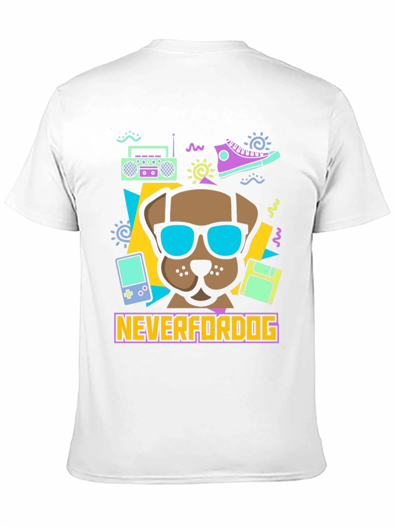 Neverfordog Retro Graphic T-Shirt