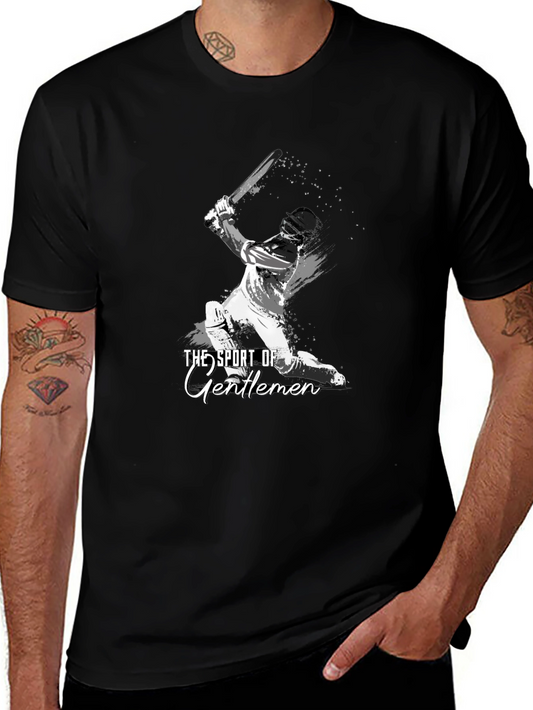 Cricket Sport of Gentlemen Graphic T-Shirt