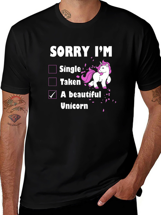 Funny Unicorn T-Shirt - Sorry Im A Beautiful Unicorn