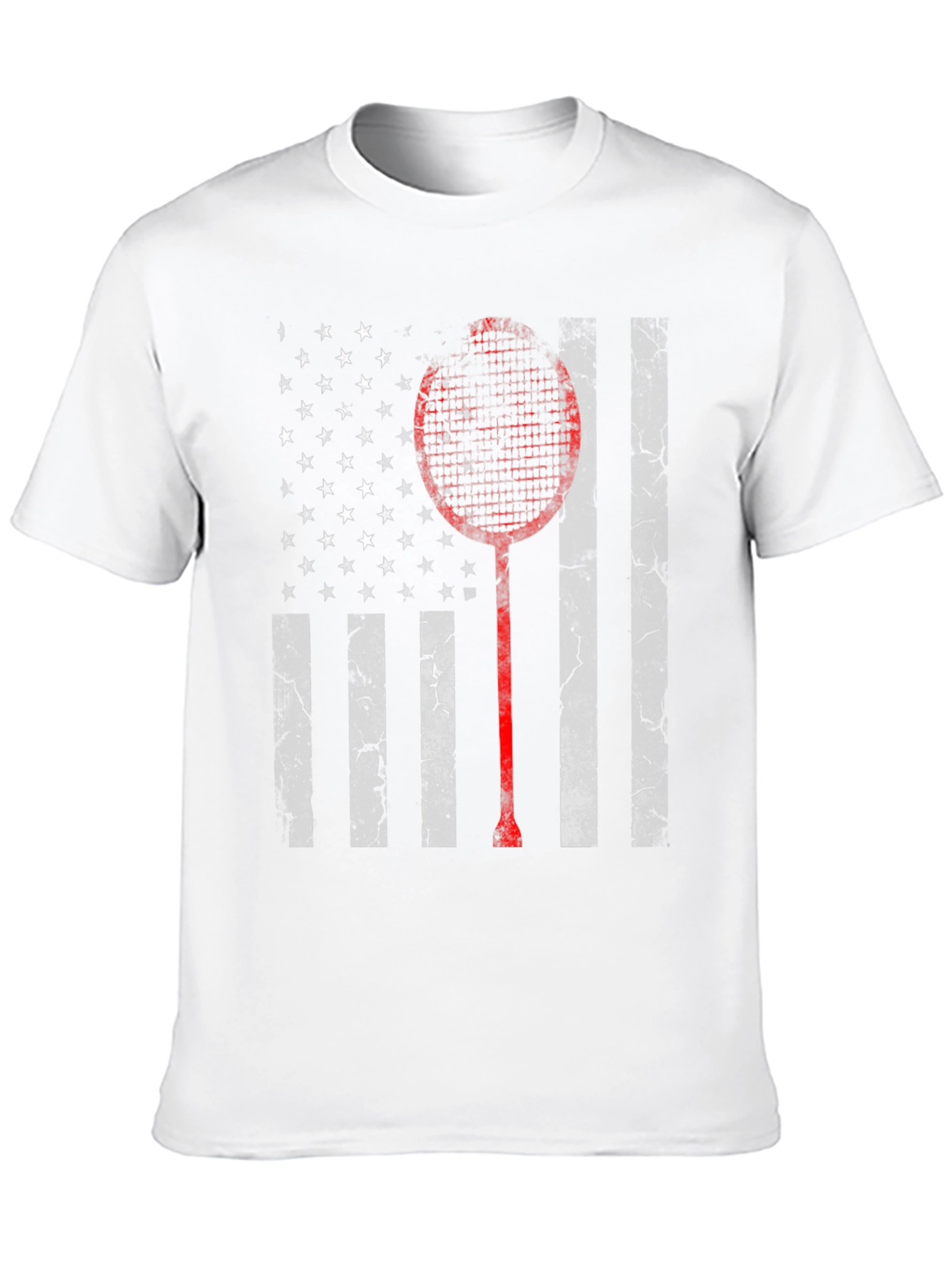 American Flag Badminton Graphic Tee