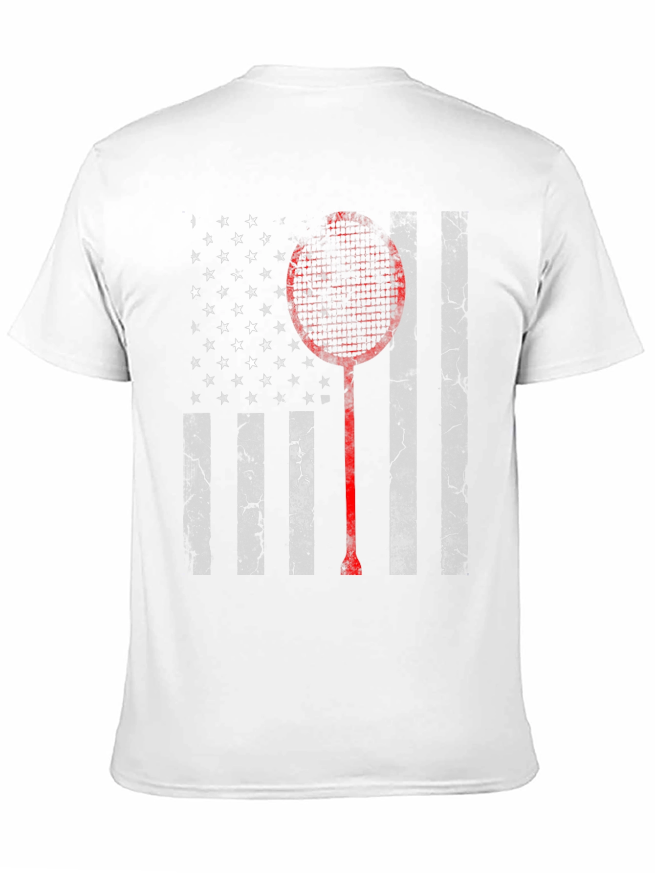 American Flag Badminton Graphic Tee