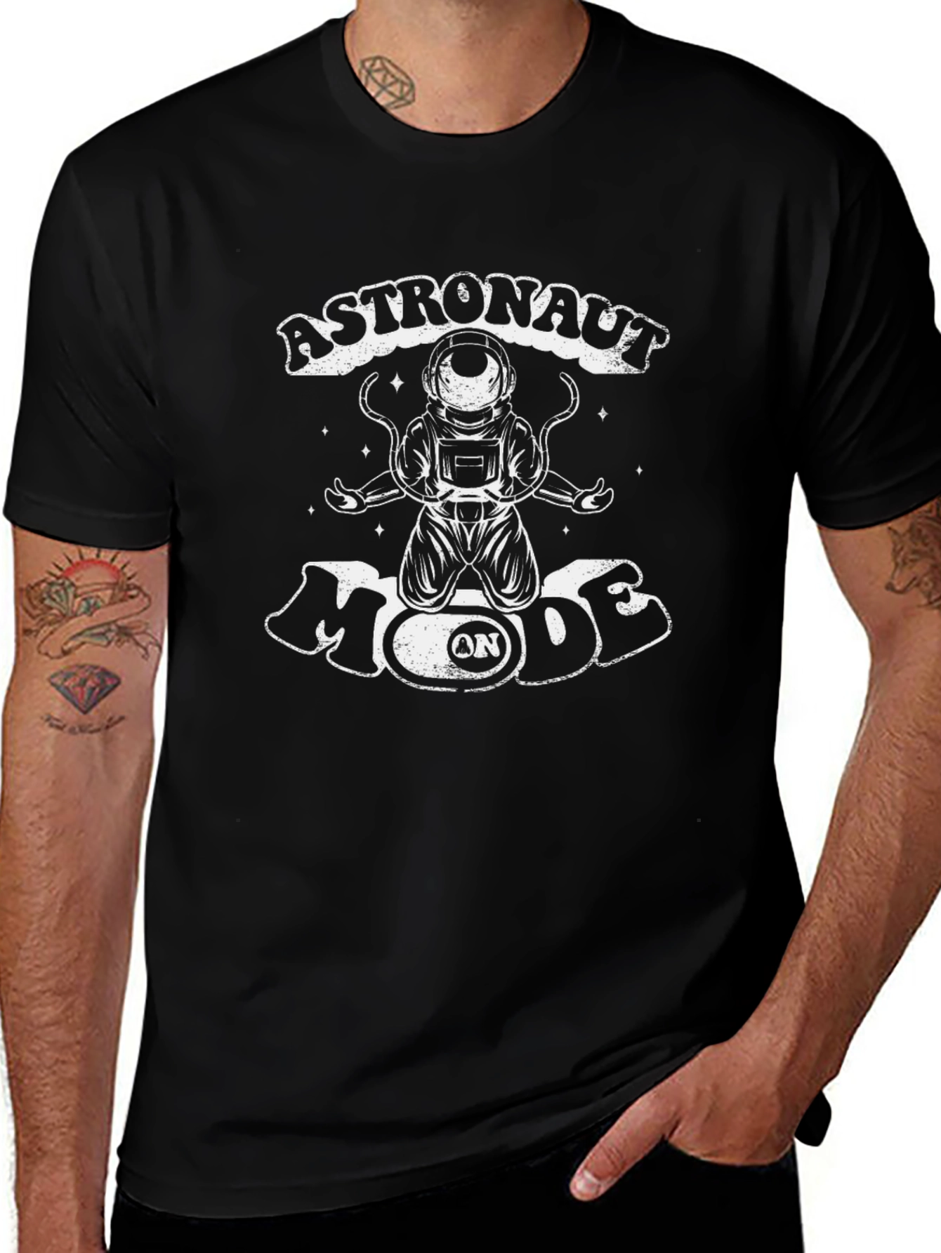 Astronaut Mode On Graphic T-Shirt
