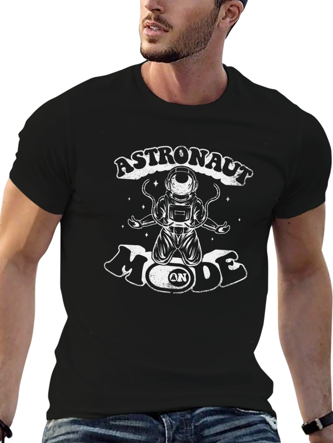 Astronaut Mode On Graphic T-Shirt