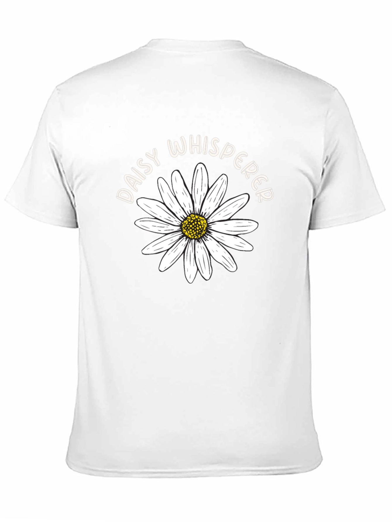 Daisy Whisperer Graphic Tee - Black Cotton T-Shirt