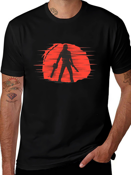 Silhouette Graphic Tee - Horror Movie Shirt