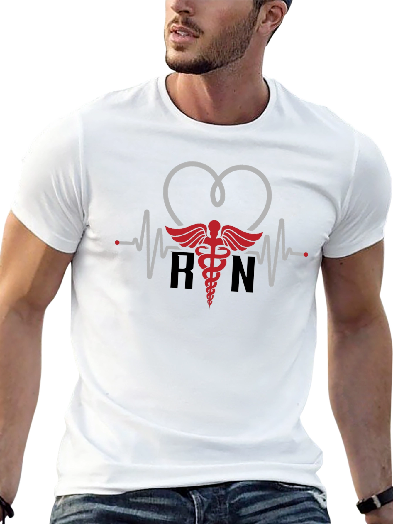 RN Heartbeat T-Shirt - Nurse Appreciation Tee