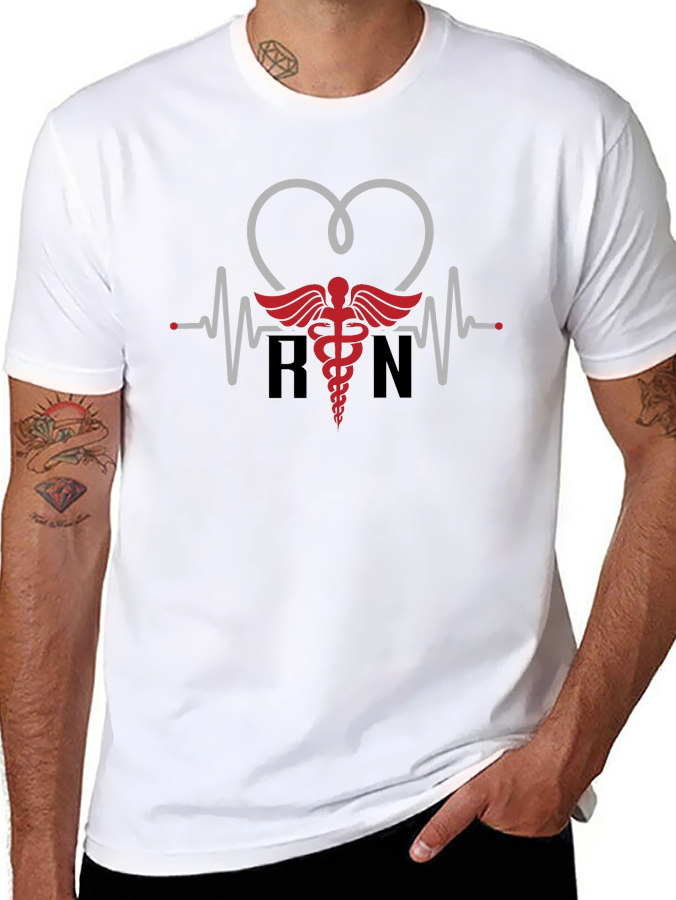 RN Heartbeat T-Shirt - Nurse Appreciation Tee