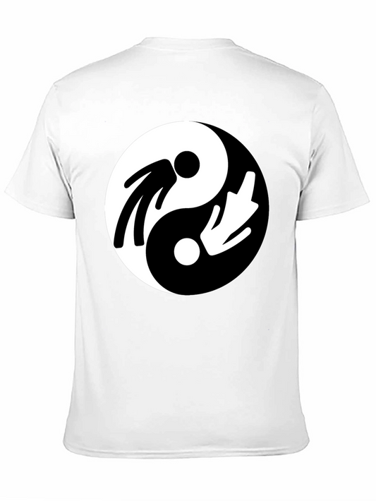 Yin Yang Mens Graphic T-Shirt - Balance