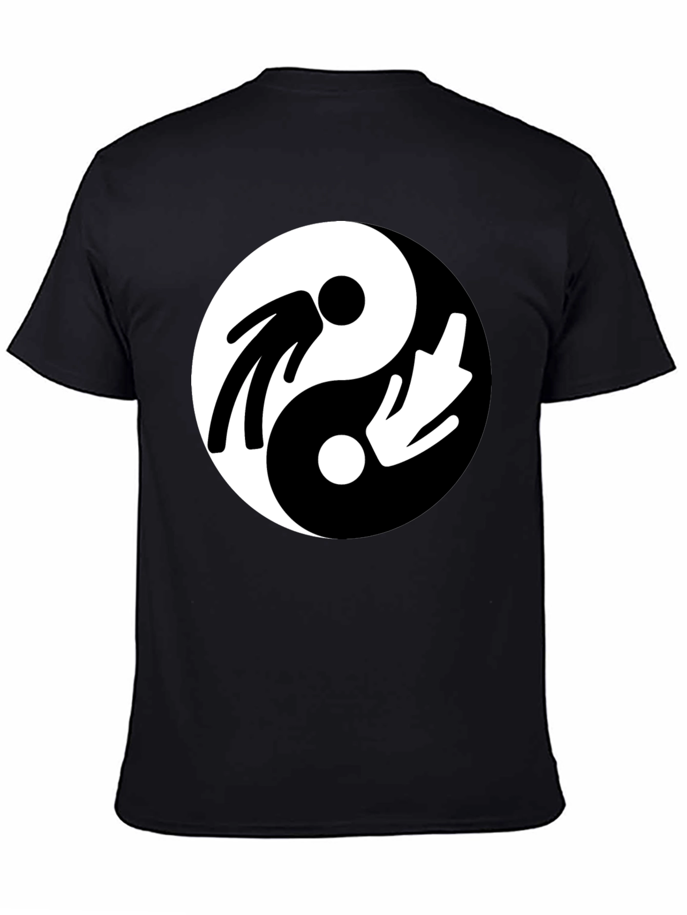 Yin Yang Mens Graphic T-Shirt - Balance