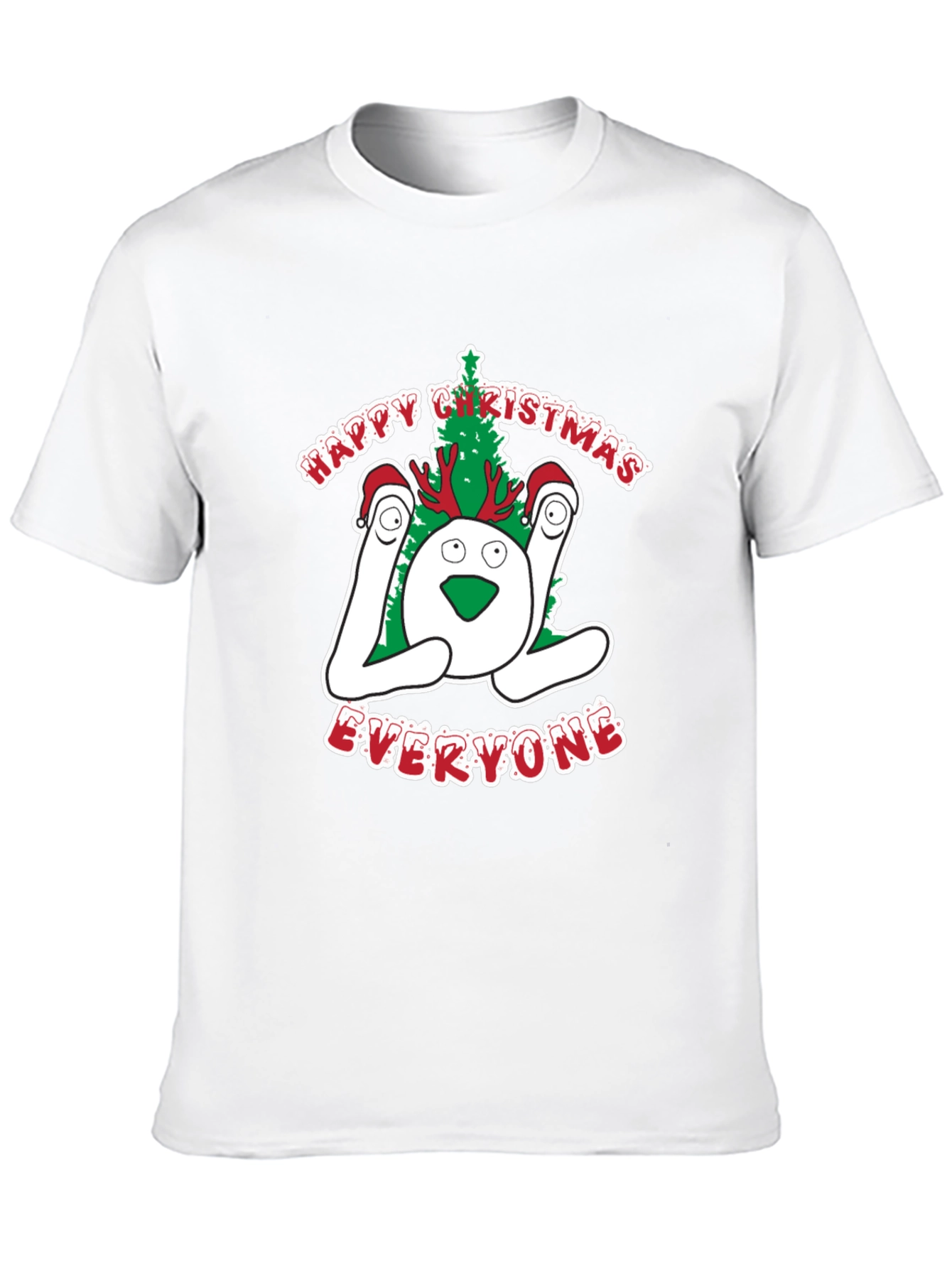 Festive LOL Christmas Graphic T-Shirt