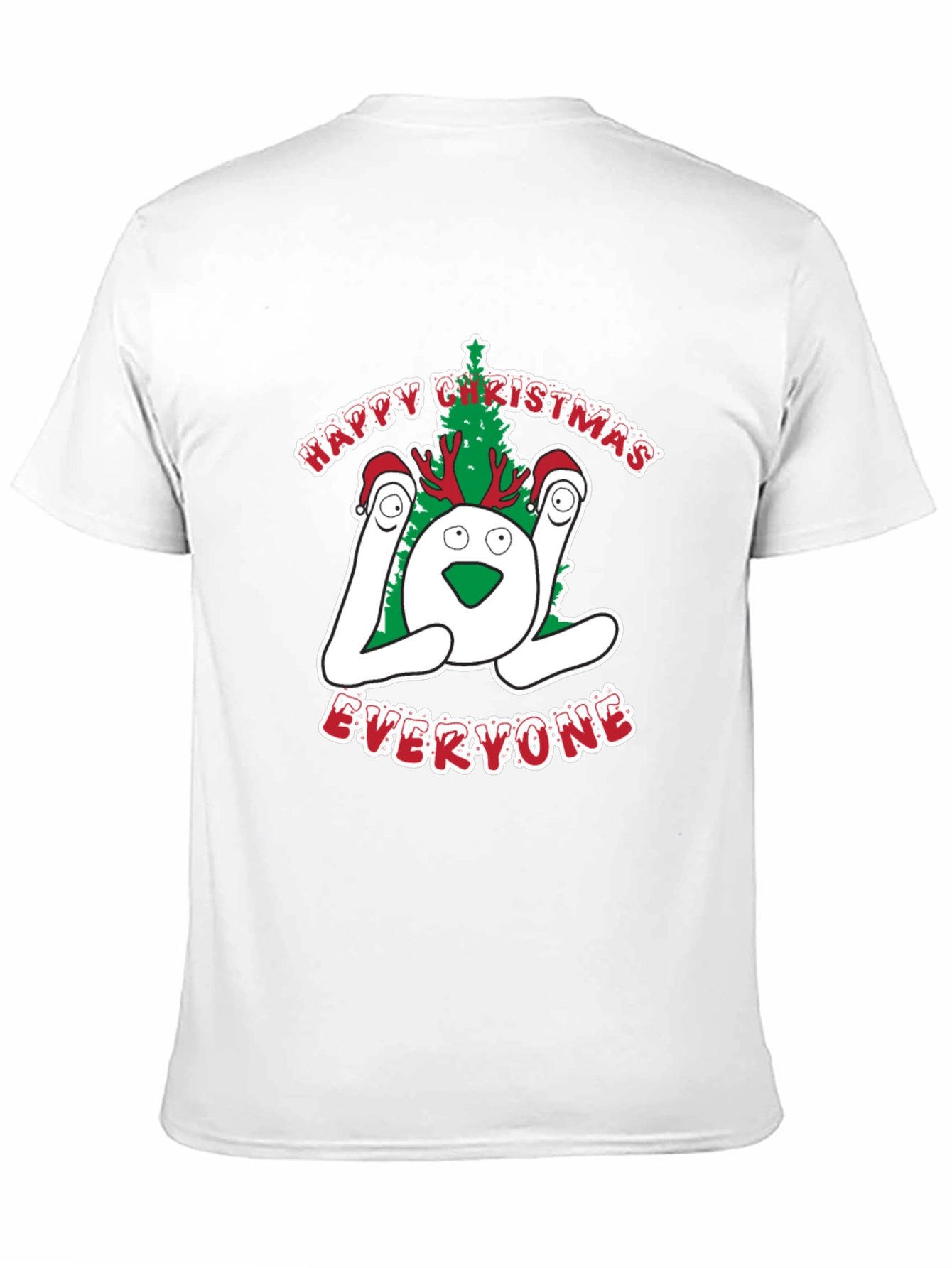 Festive LOL Christmas Graphic T-Shirt