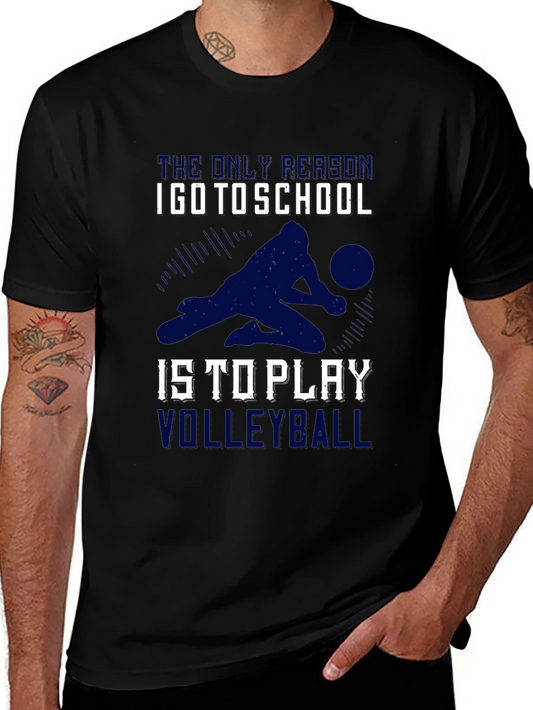 Volleyball T-Shirt: School Volleyball Player Design