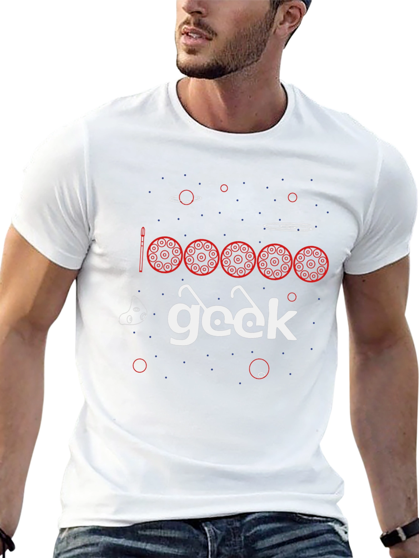 1 Million Geek Black T-Shirt