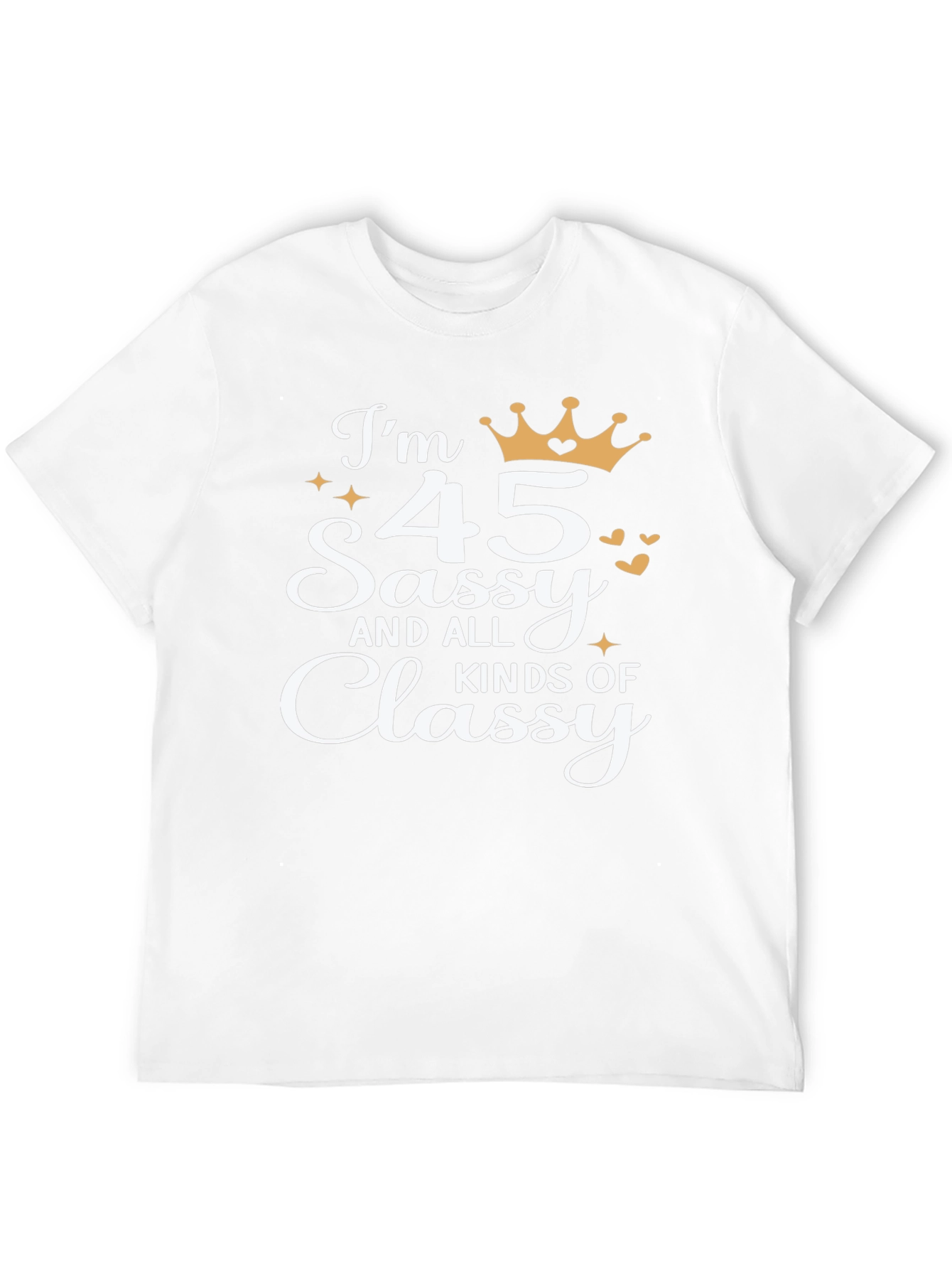 Sassy & Classy 45th Birthday Graphic Tee