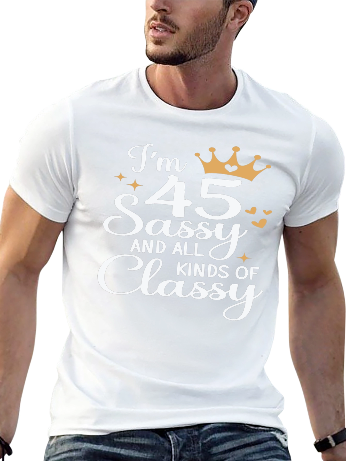 Sassy & Classy 45th Birthday Graphic Tee