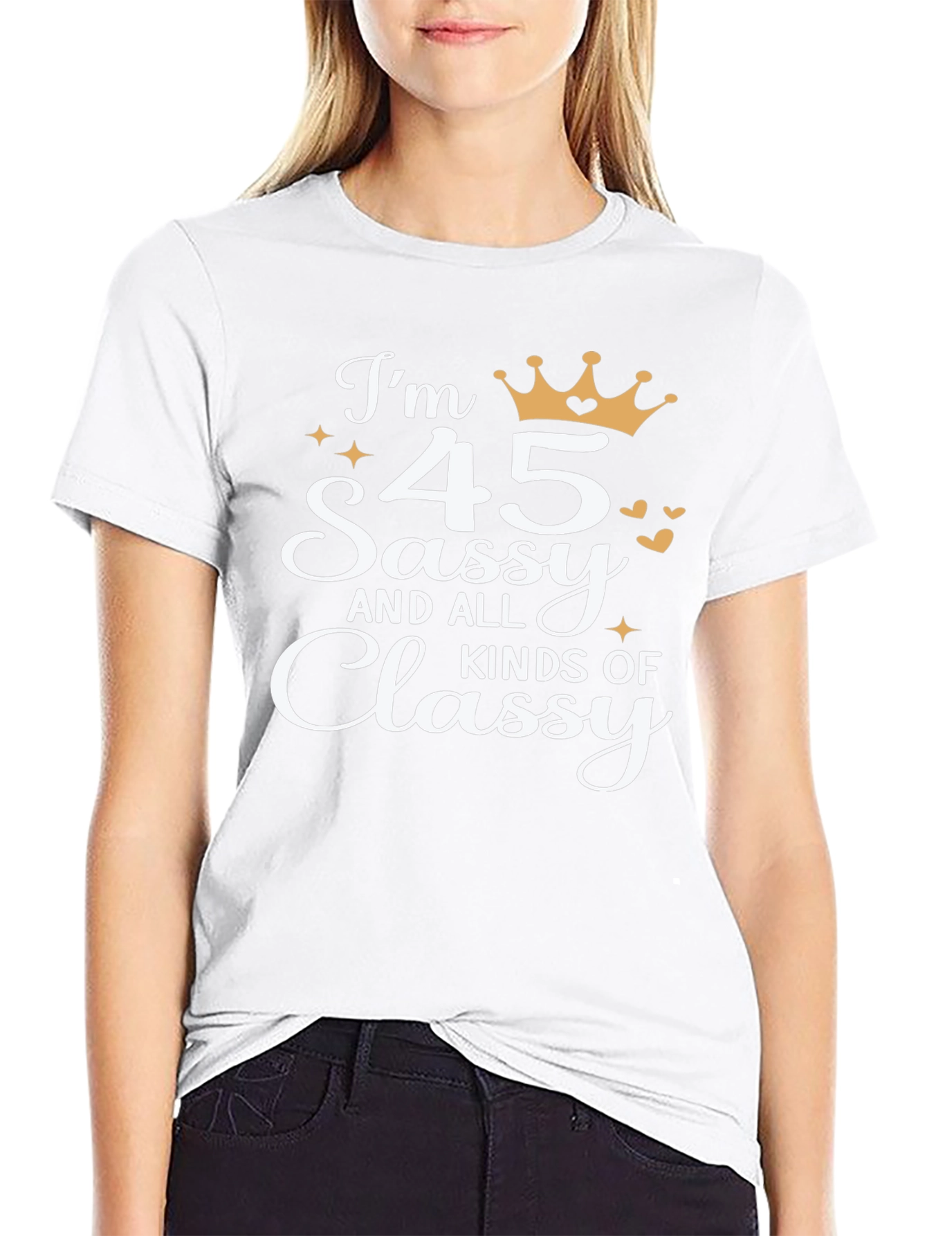 Sassy & Classy 45th Birthday Graphic Tee