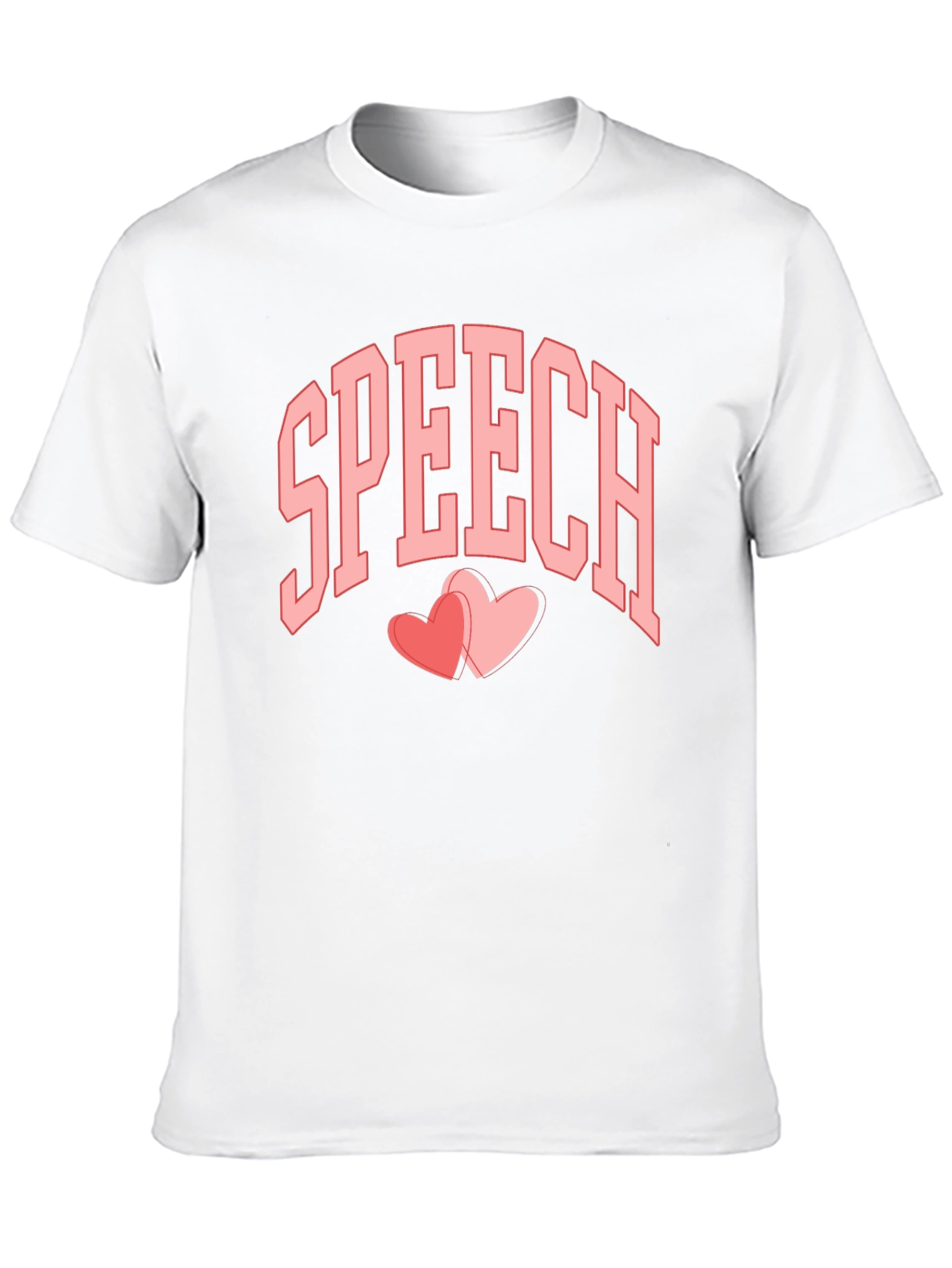 Speech Hearts Graphic Tee