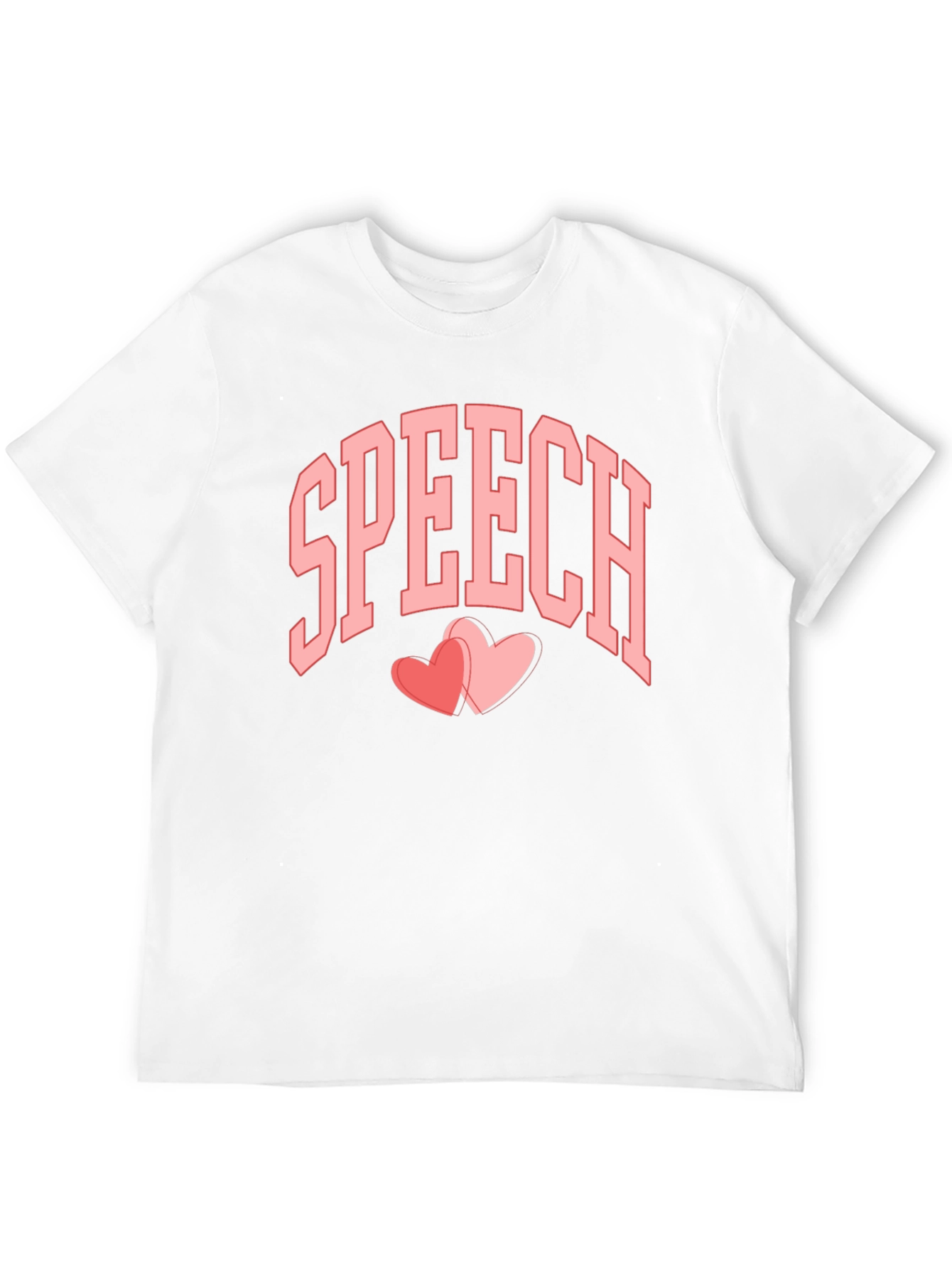 Speech Hearts Graphic Tee