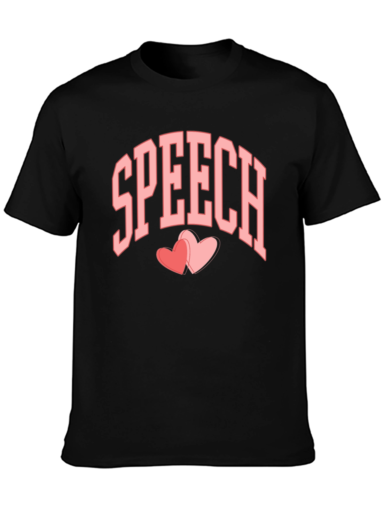 Speech Hearts Graphic Tee