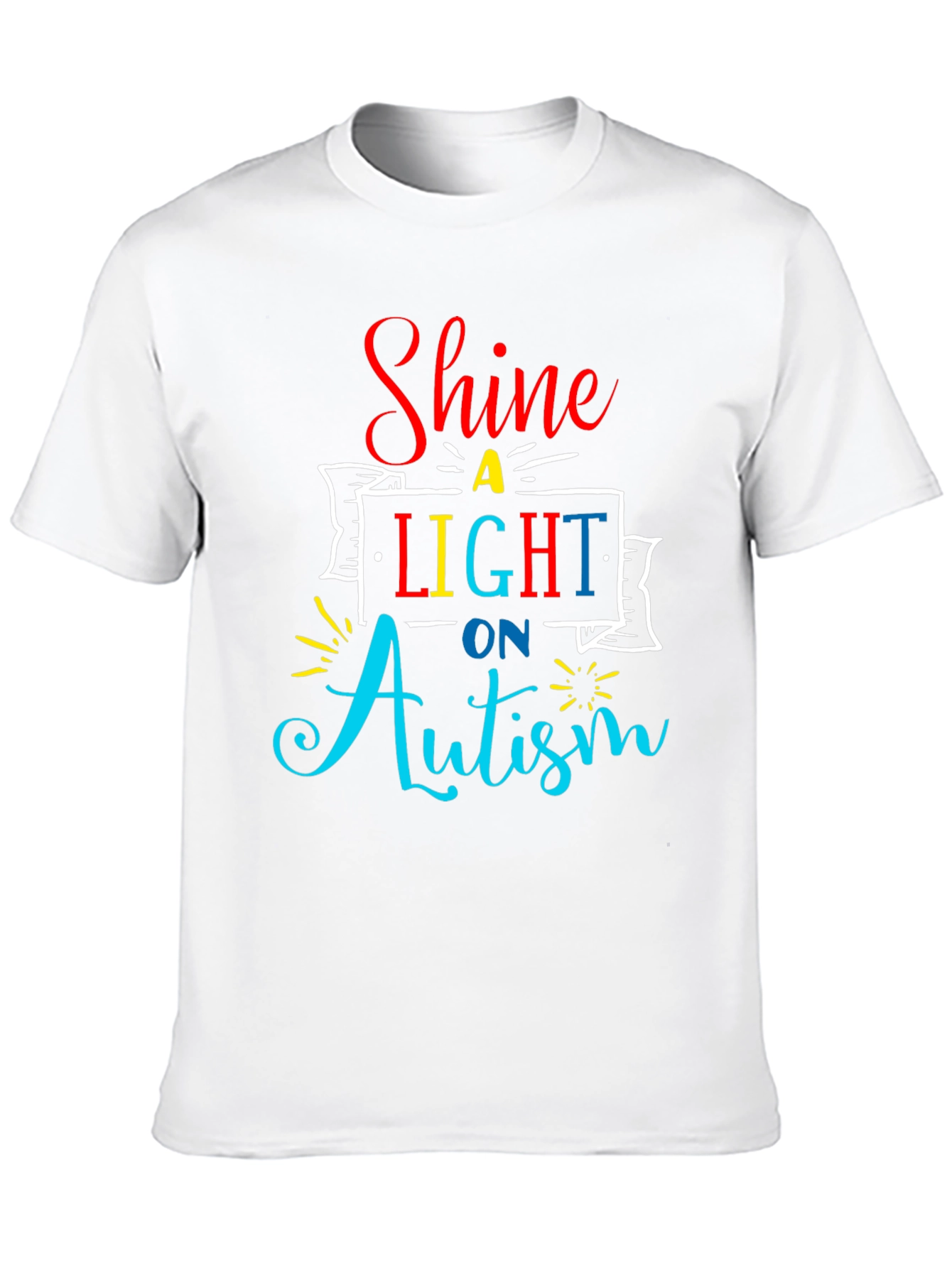 Shine a Light on Autism T-Shirt - Awareness Tee