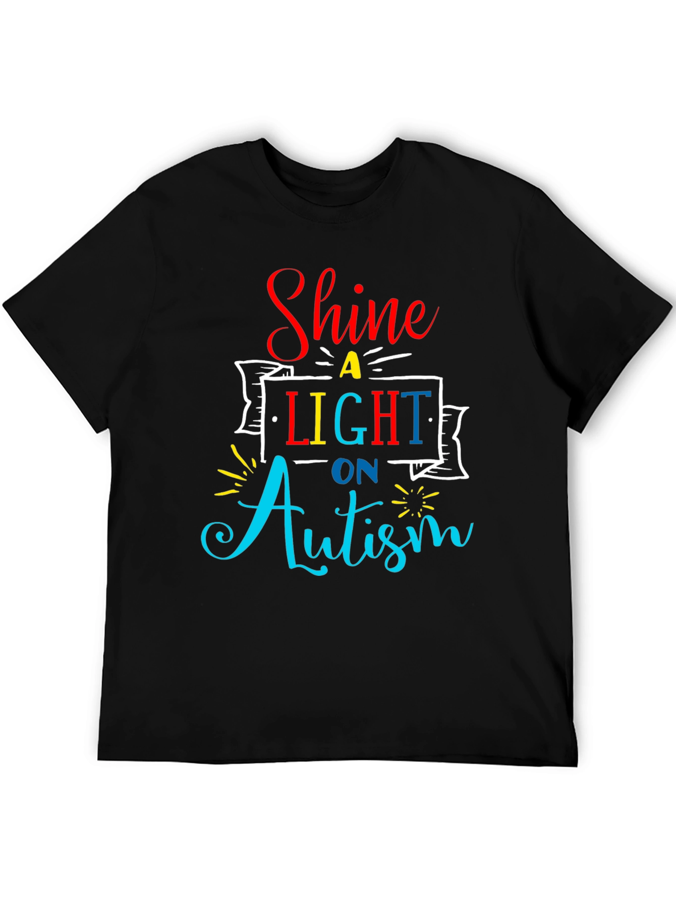 Shine a Light on Autism T-Shirt - Awareness Tee