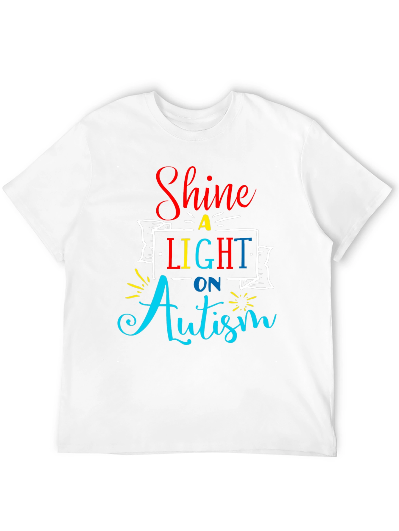 Shine a Light on Autism T-Shirt - Awareness Tee