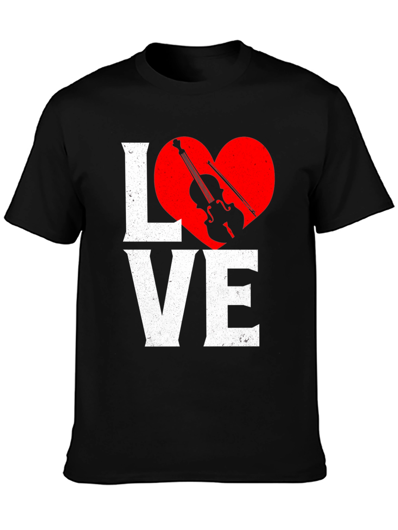 Love Violin T-Shirt - Music Heart Tee
