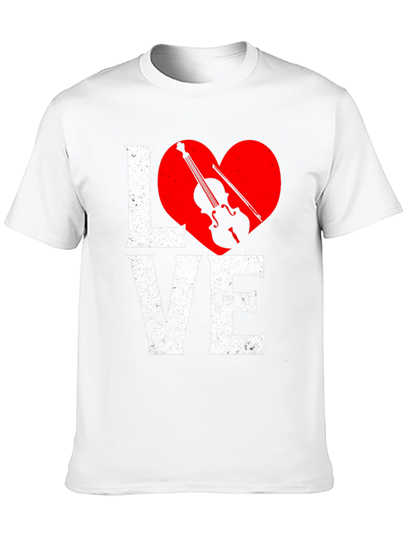 Love Violin T-Shirt - Music Heart Tee