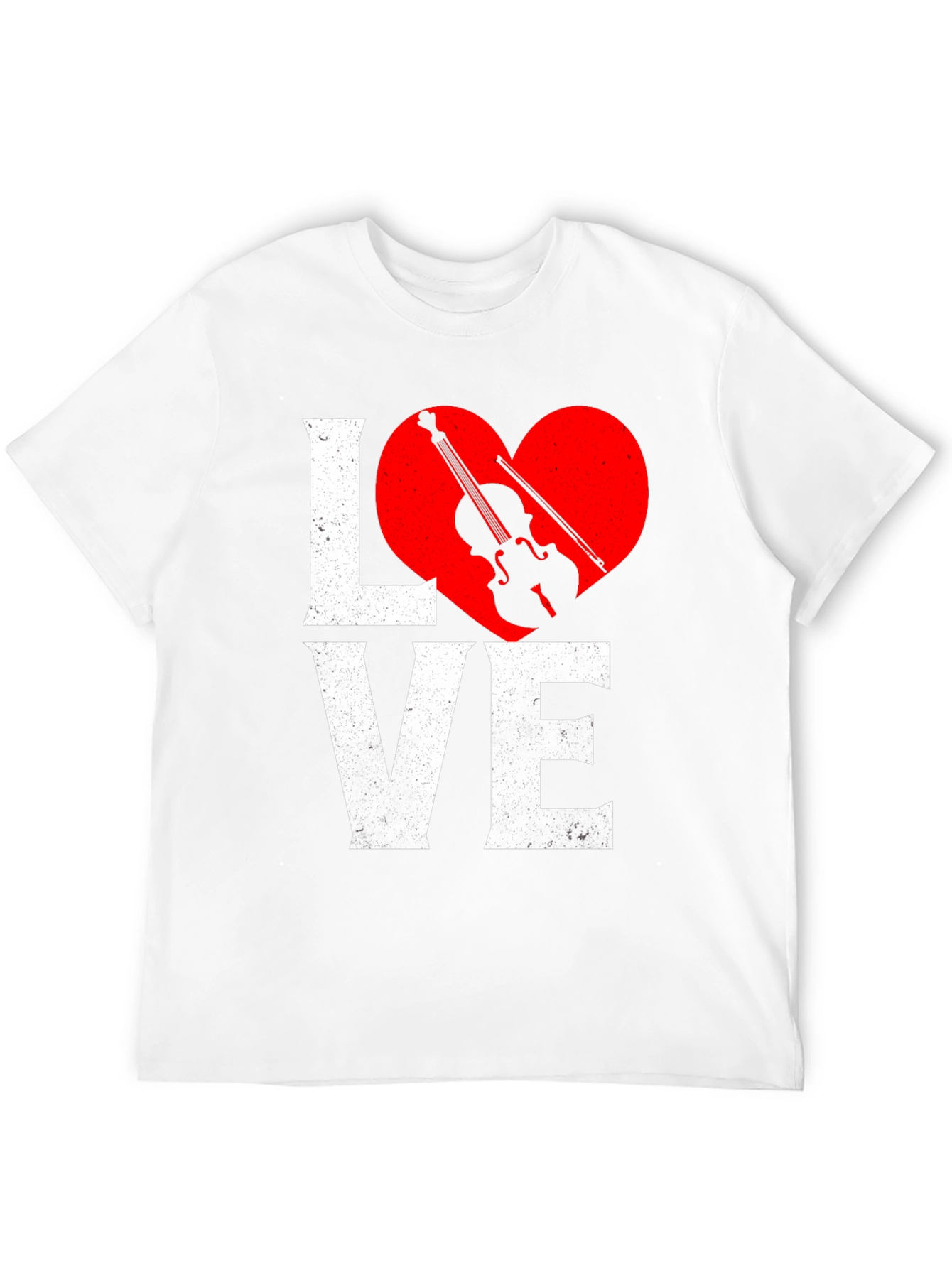 Love Violin T-Shirt - Music Heart Tee